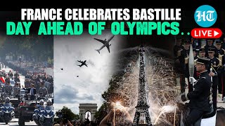 Military Parade Flypast amp More  France Celebrates Bastille Day Week Ahead Of Grand Paris Olympics [upl. by Norty]