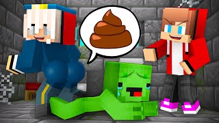 JJs Sister Pranked Mikey and JJ  Jailbreak Challege  Maizen Minecraft Animation [upl. by Olsewski]