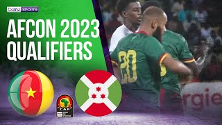 Cameroon vs Burundi  AFCON 2023 QUALIFIERS HIGHLIGHTS  09122023  beIN SPORTS USA [upl. by Hluchy336]