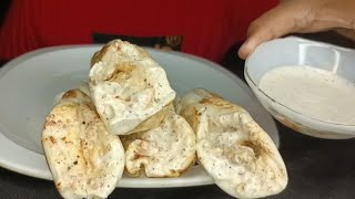 ASMR SPICY CHICKEN SHAWARMA 🥙 Eating Mukbang [upl. by Kamaria787]