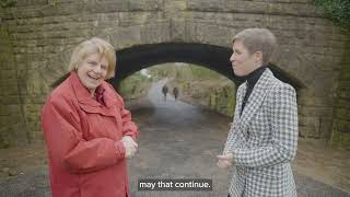 Historical Railways Estate bridge forms new section of Strawberry Line – Shepton Mallet [upl. by Renado]