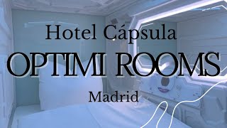 Hotel Cápsula en Madrid  Optimi Rooms Full Tour [upl. by Atiuqet]