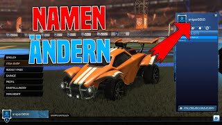 Rocket League NAMEN ÄNDERN Tutorial PC PlayStation Xbox [upl. by Yerffoeg]