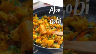 ALOO GOBI blumenkohl indischerezepte vegan food shorts shortsvideo trending [upl. by Osgood359]