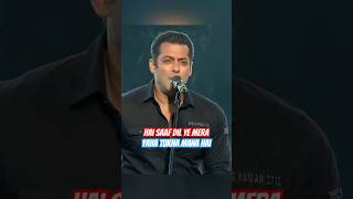 Hai Saaf Dil Ye Mera salmankhan ashwaryarai lovestory [upl. by Onra]