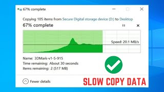 How to Fix Slow File Transfer in Windows 10 [upl. by Atnoek]