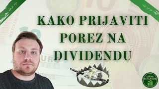 Kako prijaviti porez na dividendu  Prijava poreza na ostale prihode van radnog odnosa  PPOPO [upl. by Akcemat]