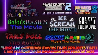 Here is a list of confirmed movies projects that i have planned to released this year of 2024 [upl. by Ahsilrae]