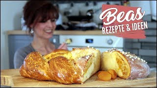 Hefezopf Rezept  gefüllter Striezel  Backen zum Frühstück oder Osterbrunch [upl. by Raleigh42]