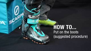 HOW TO… put on the boots  F1 [upl. by Finny]