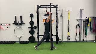 Kaehler Core Split Squat Overhead Iso Press [upl. by Ewald741]