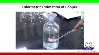 Colorimetric Estimation Of Copper L [upl. by Fredie]