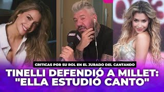 SE CALENTÓ Marcelo Tinelli OFENDIDO por las CRÍTICAS a Milett Figueroa quotElla estudió cantoquot [upl. by Durkee]