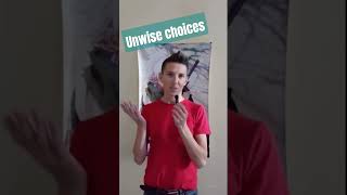 Unwise choices Ourplanetneedsyou food health choices [upl. by Arabela]