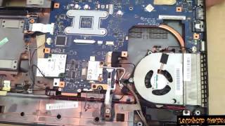 Toshiba Satellite L670D L675D Disassembly and Fan Cleaning Laptop repair [upl. by Weidar]