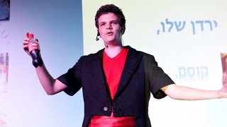 TEDx YouthTel Aviv  Thats why I do magic  Yarden Shalev [upl. by Anauqat]