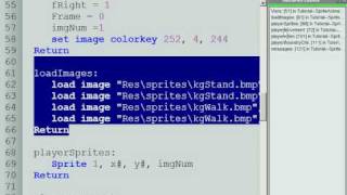 DarkBASIC Pro  Sprite Animation Tutorial [upl. by Jackelyn]