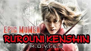 All Epic Moment in Rurouni Kenshin Movies [upl. by Hayotal718]