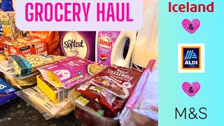 WEEKLY GROCERY HAUL UKALDI ICELAND amp MampSWEEKLY FOOD SHOPTalia Elizabeth [upl. by Tigram784]