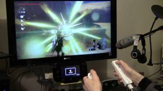 Playing quotZelda Breath of the Wildquot  With a Wiimote  HID to VPAD Wifi Client for WiiU  Test [upl. by Sluiter53]