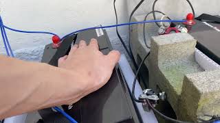 Review and test of Mpp Solar 1012LV 1kw Hybrid inverter and ampere time 12v 100ah LiFePo4 batteries [upl. by Latrena]