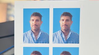 PASSPORT SIZE PHOTO PRINTING CANON G670570 [upl. by Sixel861]