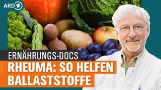 Rheuma So lindern Ballaststoffe Schmerzen und Beschwerden  Die ErnährungsDocs  NDR [upl. by Eetsud]