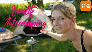 🚙​Simples Autocamping mit Billigprodukten  👌​​Top oder Schrott👎 Ich teste Temu Outdoor Artikel​⛺​ [upl. by Avenej]