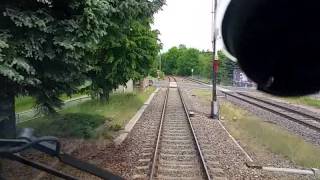 Bahnstrecke Nossen Meißen eine Streckenmitfahrt Teil 1 [upl. by Buhler908]