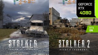 STALKER 2 vs Original STALKER Trilogy  GraphicsPerformance Comparison  RTX 4080 [upl. by Hildegaard]