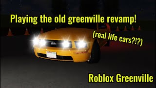 Playing the old greenville revamp  Roblox Greenville [upl. by Putnem]