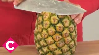 Neat way to peel and core a pineapple [upl. by Ailalue668]