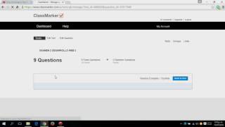 como usar classmarker en área de educacion exámenes virtuales y en tiempo real [upl. by Yelram]