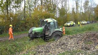 Berging wrakken dodelijk ongeval Bremerbergweg Biddinghuizen part 2 [upl. by Nalyr]