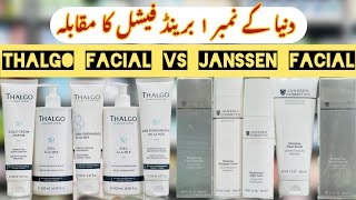 Thalgo Whitening Facial Vs Janssen Whitening Facial Review  Both Facials Are Competitive [upl. by Neelhtac147]