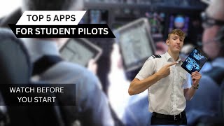 TOP 5 APPS FOR STUDENT PILOTS [upl. by Llebpmac]