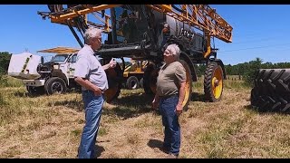 Machinery Pete TV Show  2010 Model Hagie Sprayer and CaseIH Combine Sell on Michigan Farm Auction [upl. by Fradin358]