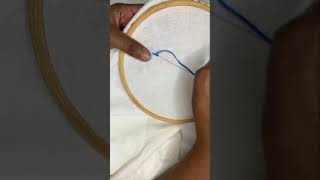 Embroidery Lesson3 Stem stitch [upl. by Durarte927]