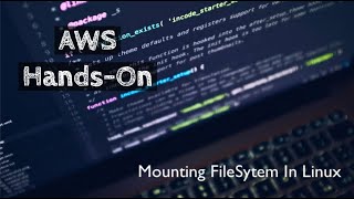 Mount Linux FileSystem PermanentlyFstab [upl. by Hescock]