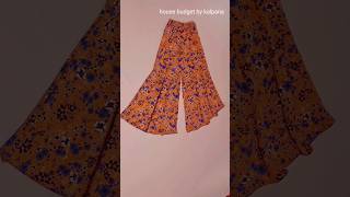 learn new cutting ideas and tricks part2 trick to cut palazzo umbrella shorts cuttingpalazzo [upl. by Nari]