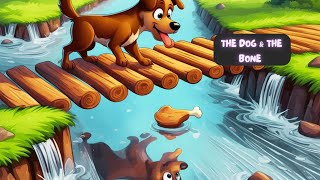 THE DOG amp THE BONE  English story for kids with morals [upl. by Nosirrah]