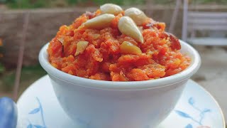 Gajar ka Halwa Gajar ka halwa without khoya Carrot Pudding winter recipe [upl. by Shornick]