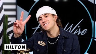 HILTON Performs New Single amp Plays 10 Questions  Hollywire [upl. by Clevie]