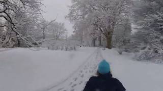 360° Video Walk Through Fresh Snow in Innsbrucks Hofgarten [upl. by Agem]