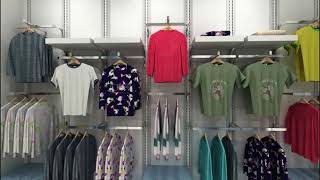 clothing store design UK clothes display furniture [upl. by Gronseth89]