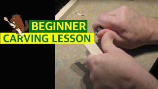 Beginner Woodcarving  Basic Cuts [upl. by Susette]