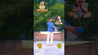 Catching crying baby dog hen parrot vs dancing gorilla amp💩 funny VFX video😂 funny shorts [upl. by Kentiggerma]