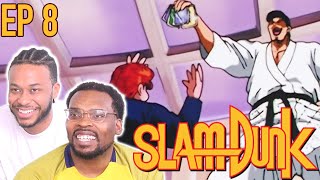 HANAMICHI GETS RECRUITED Slam Dunk Ep 8 Reaction [upl. by Suivart]