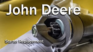 John Deere X728 700 Series Starter Replacement Should you do that yourself Wont start still [upl. by Atinej]