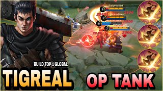 Tigreal Best Build 2023  Auto Victory  Build Top 1 Global Tigreal  MLBB [upl. by Illib]